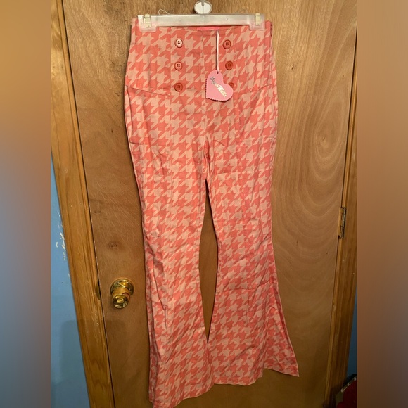 Dolls Kill Sugar Thrillz Houndstooth pants - new with tags - Picture 3 of 15